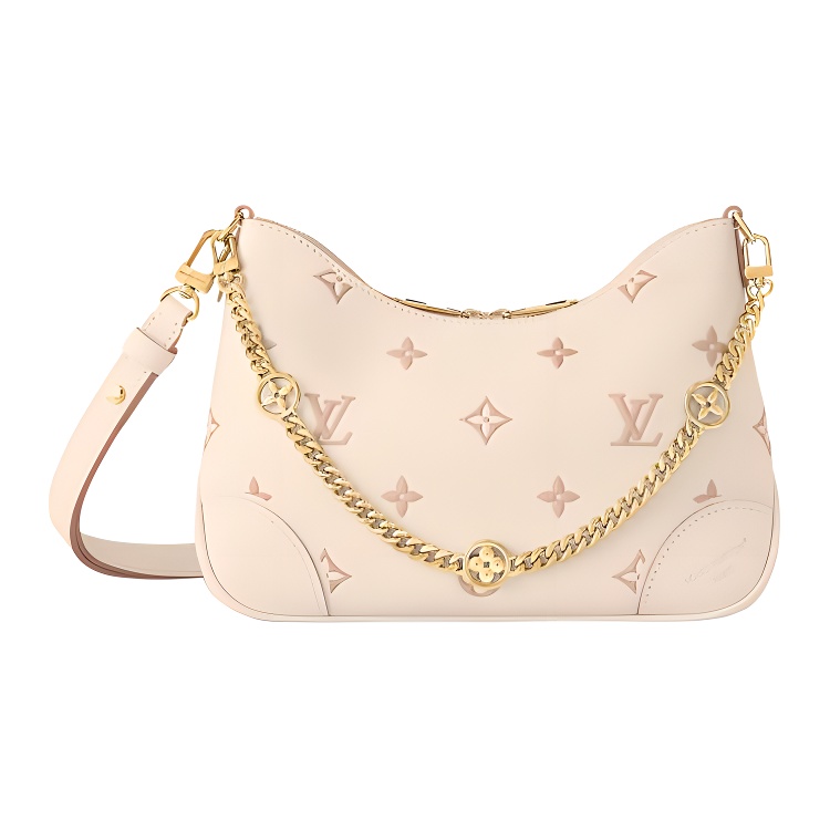 Женская сумка Louis Vuitton Boulogne (бежевая)