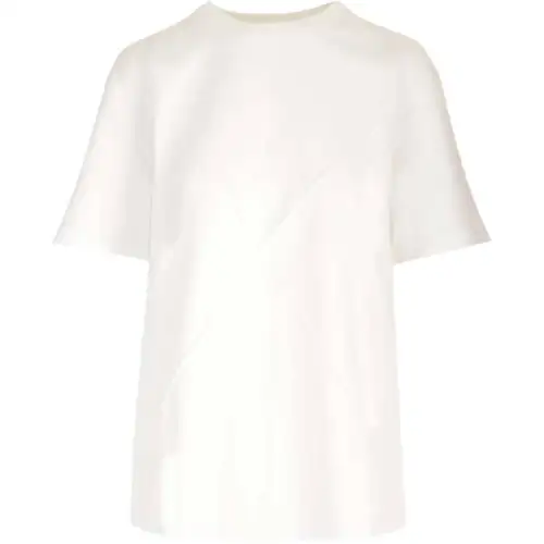 LOEWE Drop Shoulder Sleeve T Shirt Women's White
