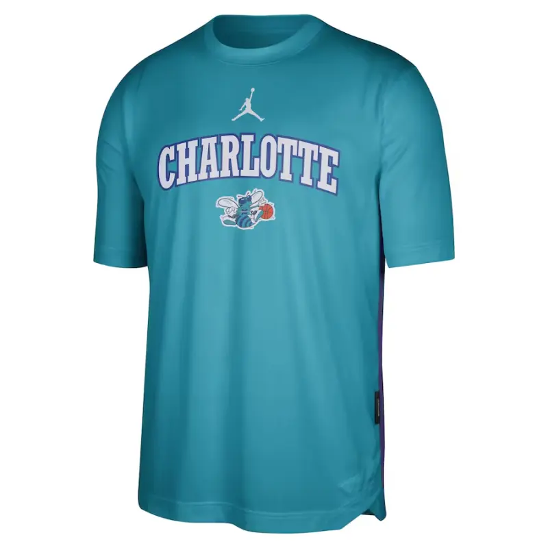 Jordan x NBA Charlotte Hornets T Shirt Men's Blue Green