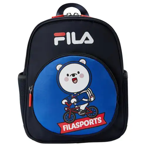 FILA KIDS Elastane Blend With Polyester Backpack Extra Small Kids' Fresh Pink/Legend Blue