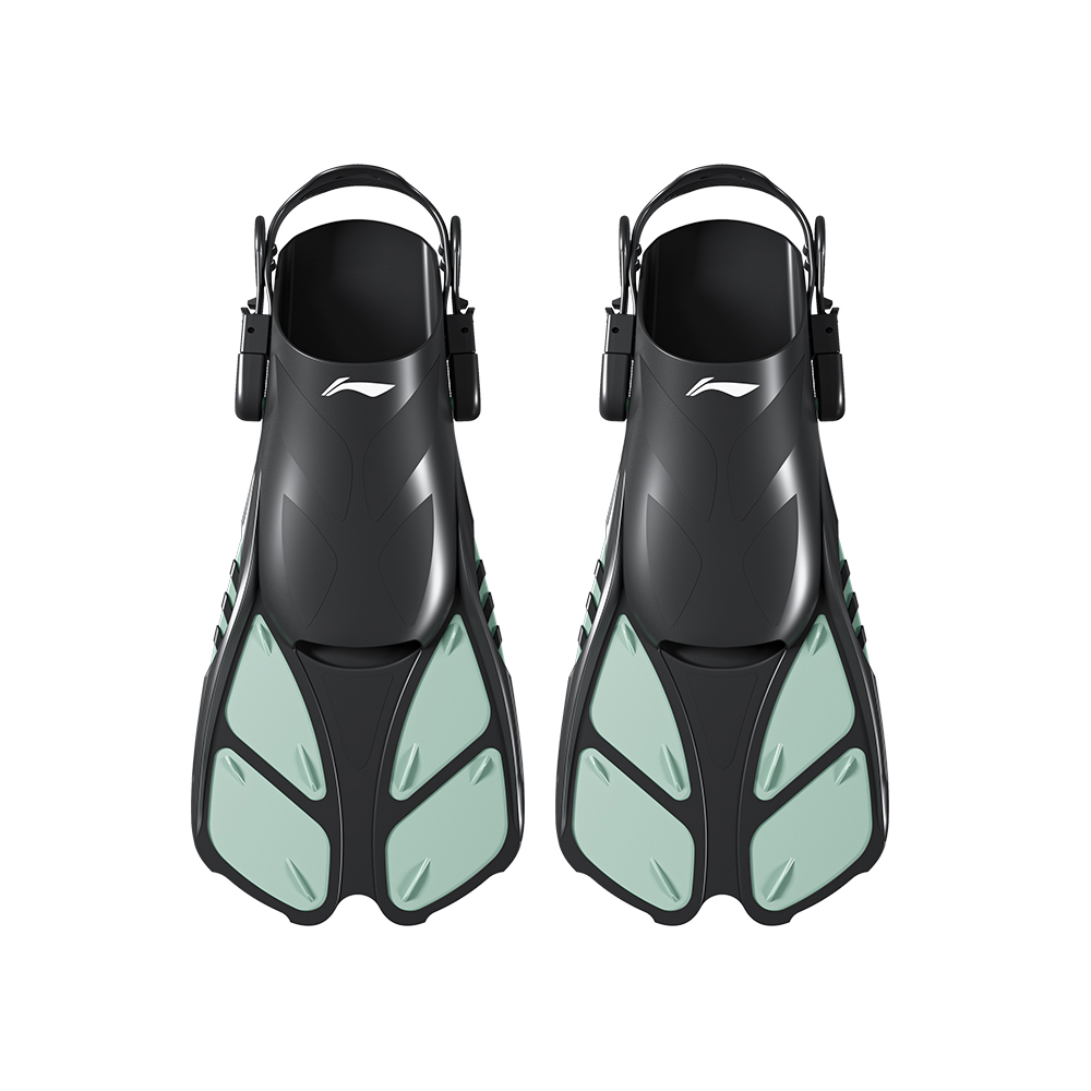 Li Ning, professional soft comfortable non-slip design transformer for swimming for training, equipment for snorkeling, diving