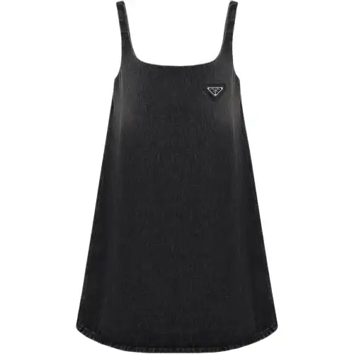PRADA Sleeveless Dress Women's Black