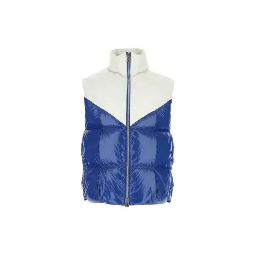 Bottega Veneta Vests Men's Blue Stand Collar Other