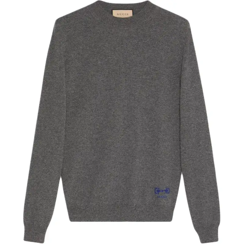 GUCCI Horsebit Knitted Crewneck Jumper