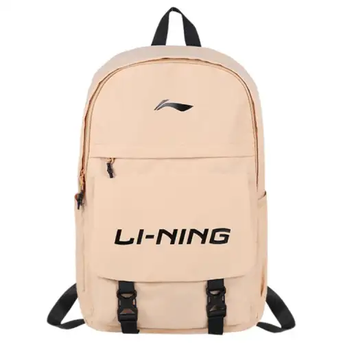Li Ning Polyester Backpack Regular Unisex Desert Yellow