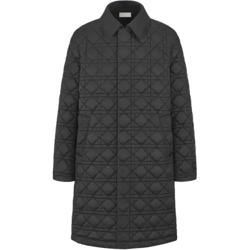 DIOR Coats Men's Black Moderate