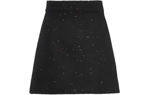 MIU MIU FW21 Casual Short Skirts Women's Black
