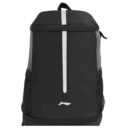 Li Ning Polyester With Polyamide Backpack Regular Unisex Black