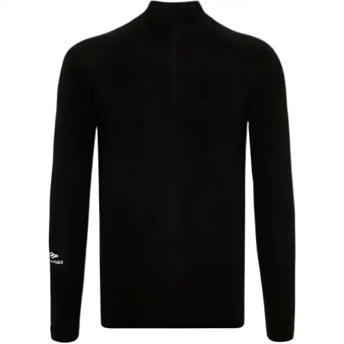 Balenciaga T Shirt Slim Fit Men's Black