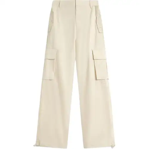 Li Ning Knitted Sweatpants Women's Ecru