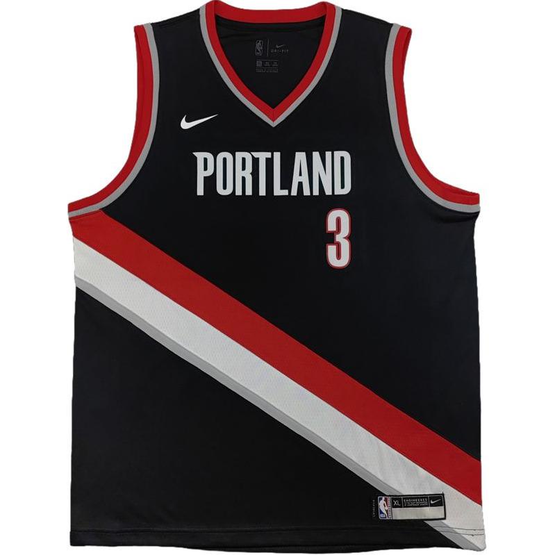 Мужская майка Nike x NBA Portland Trail Blazers (черная)