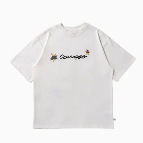 Converse x TOM And JERRY T Shirt Unisex White