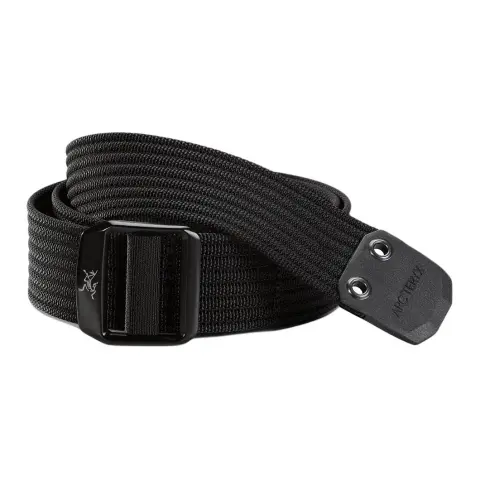 Arc'teryx Nylon Webbing Belts Unisex Black Width 3.8cm