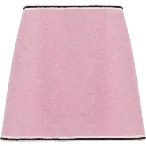 MIU MIU SS22 Casual Short Skirts Women's Pink