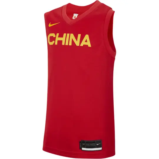 Nike Tank Top China Road Older Kids' Nike Basketball Jersey Red Teenagers