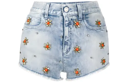 GUCCI Denim Shorts Women's Blue Moderate Other