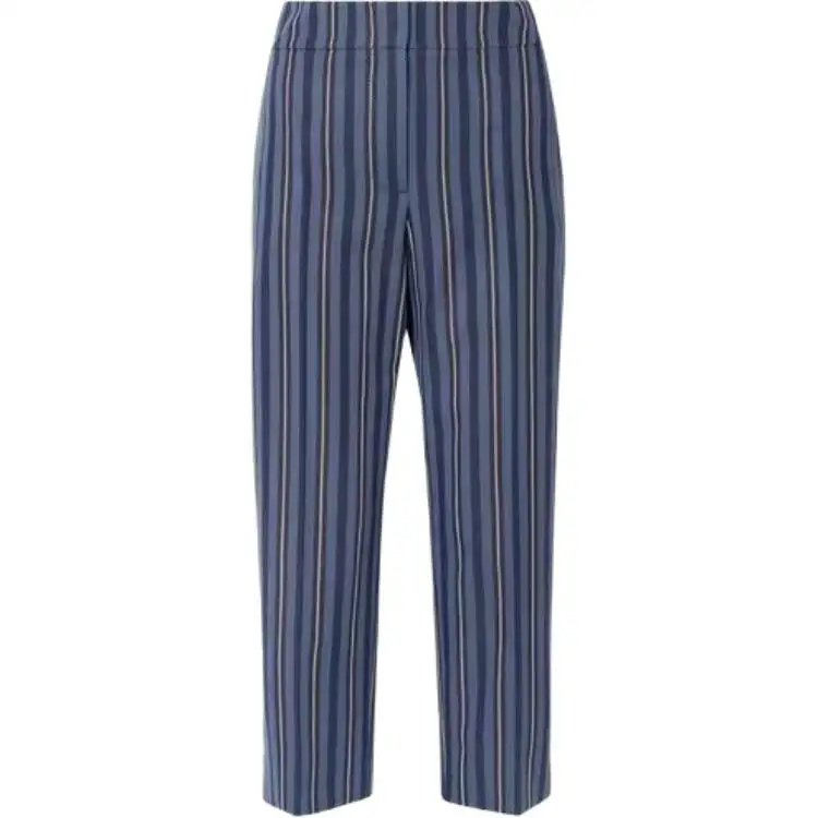 Burberry striped cropped trousers
