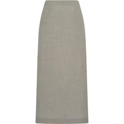 THE ROW Casual Long Skirts Women's Mixed Gray Moderate Long Other