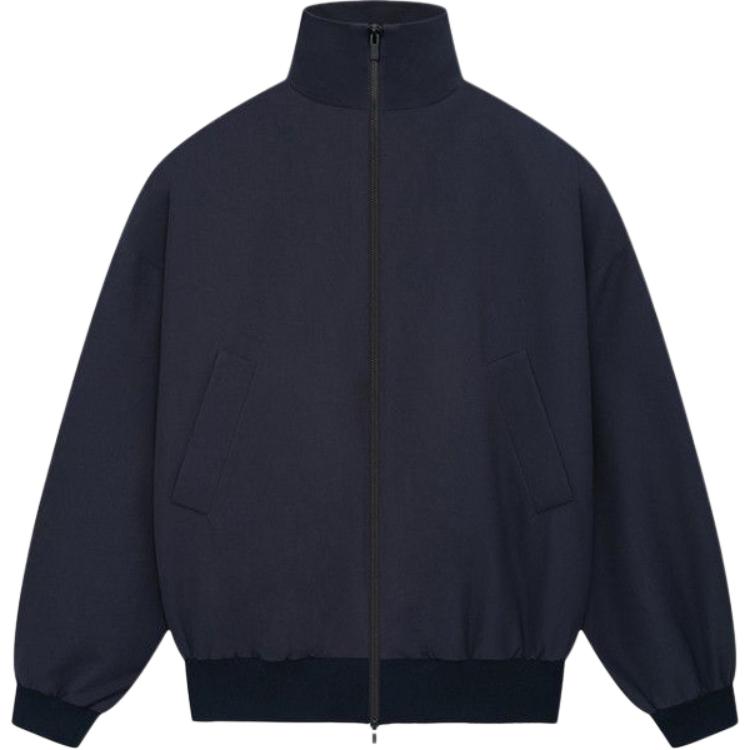 Мужская куртка Fear of God High Neck Zip (военно-морской синий)