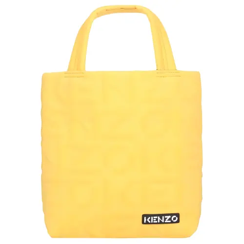 KENZO Polyester Tote Bag, Shopping Bag, Shoulder Bag, Crossbody Bag, Handbag Small Men's Gold