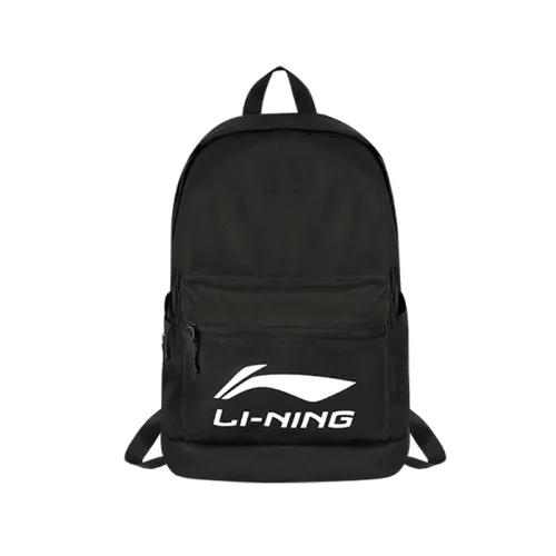 Li Ning Polyester Backpack Regular Unisex Black