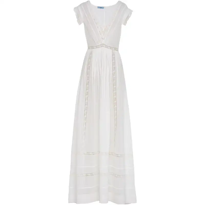 Prada long georgette dress