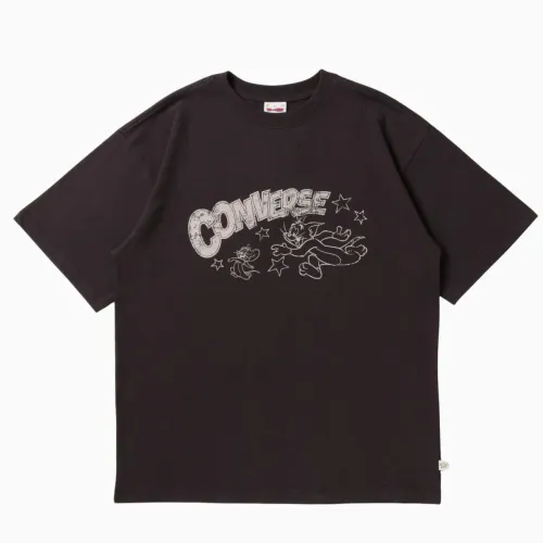 Converse x TOM And JERRY T Shirt Unisex Brown