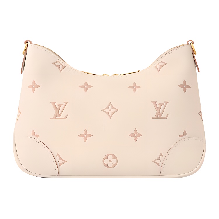 Женская сумка Louis Vuitton Boulogne (бежевая) — фото 3