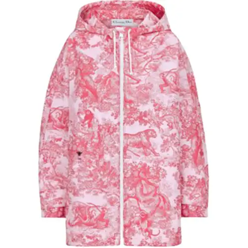 DIOR Quarterly New Products Jackets Women's Pink Hooded Moderate Other