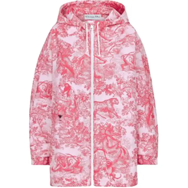 DIOR Quarterly New Products Jackets Women's Pink Hooded Moderate Other