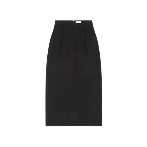 Balenciaga SS22 Casual Long Skirt Women's Black