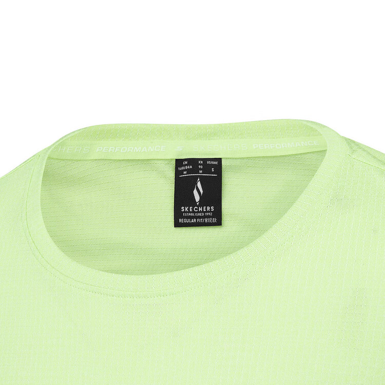 Skechers GODRI SS25 T Shirt Women’s Gray Green 013E
