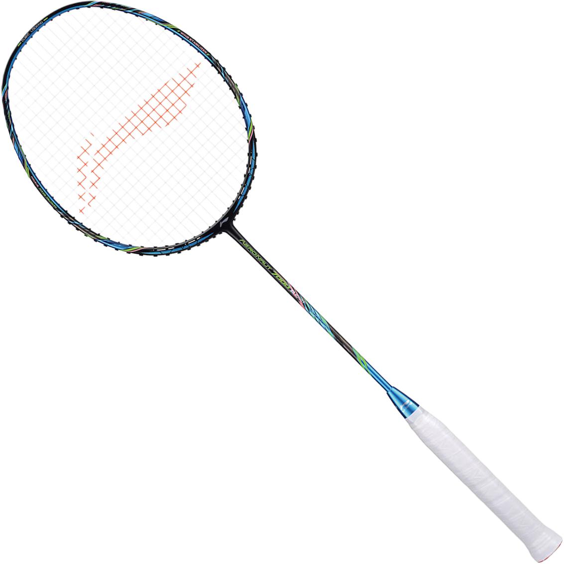 Li Ning AN7000B Full Carbon Badminton Rackets Control Type All around Defense Professional 3U/G6 Black Blue