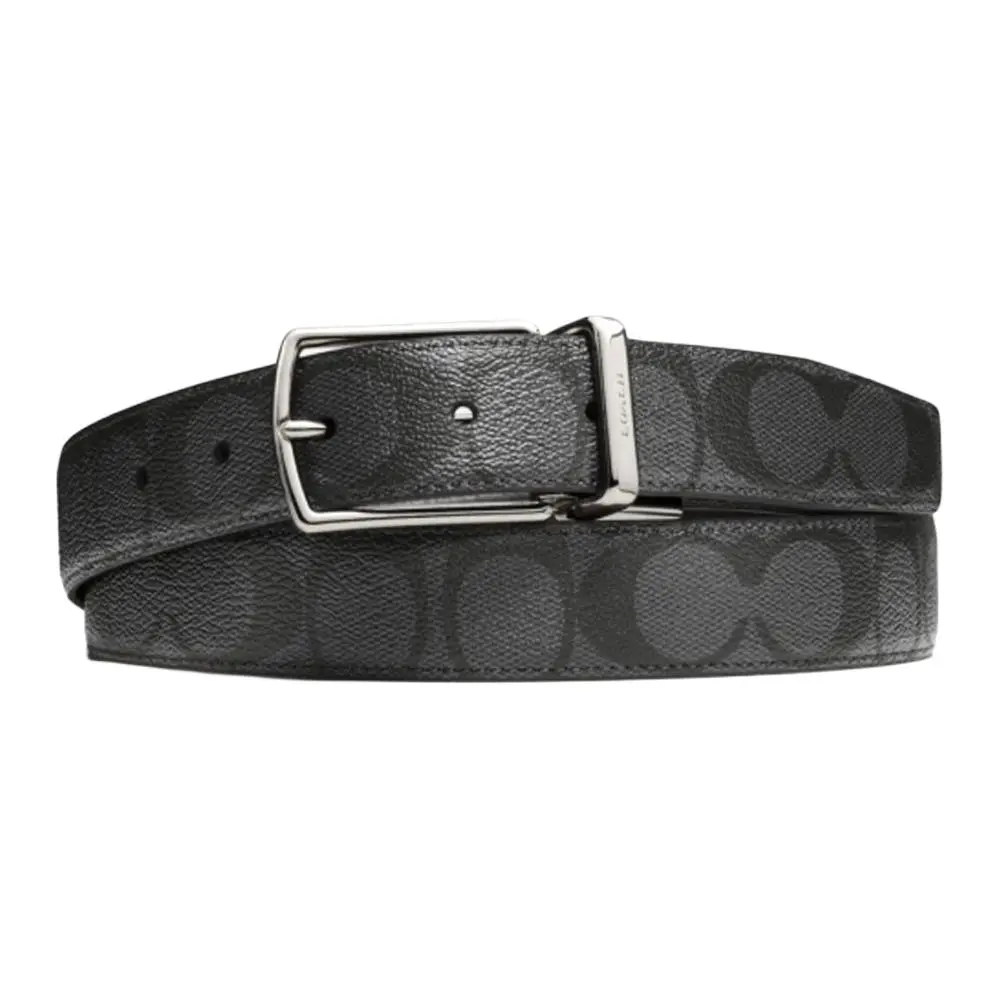 COACH Men's Modern Harness Buckle Cut To Size Reversible Belt