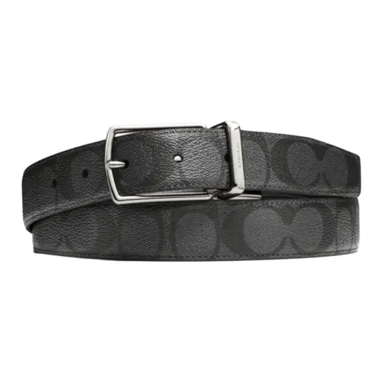 COACH Men's Modern Harness Buckle Cut To Size Reversible Belt