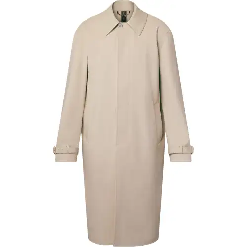LOUIS VUITTON Technical Velvet Raincoat