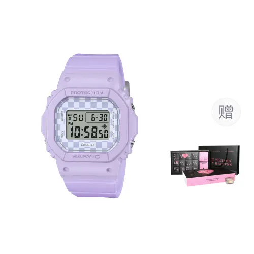 CASIO BABY G Small Block Lee High School Student, Tote Set Quartz Movement Resin Strap Watch