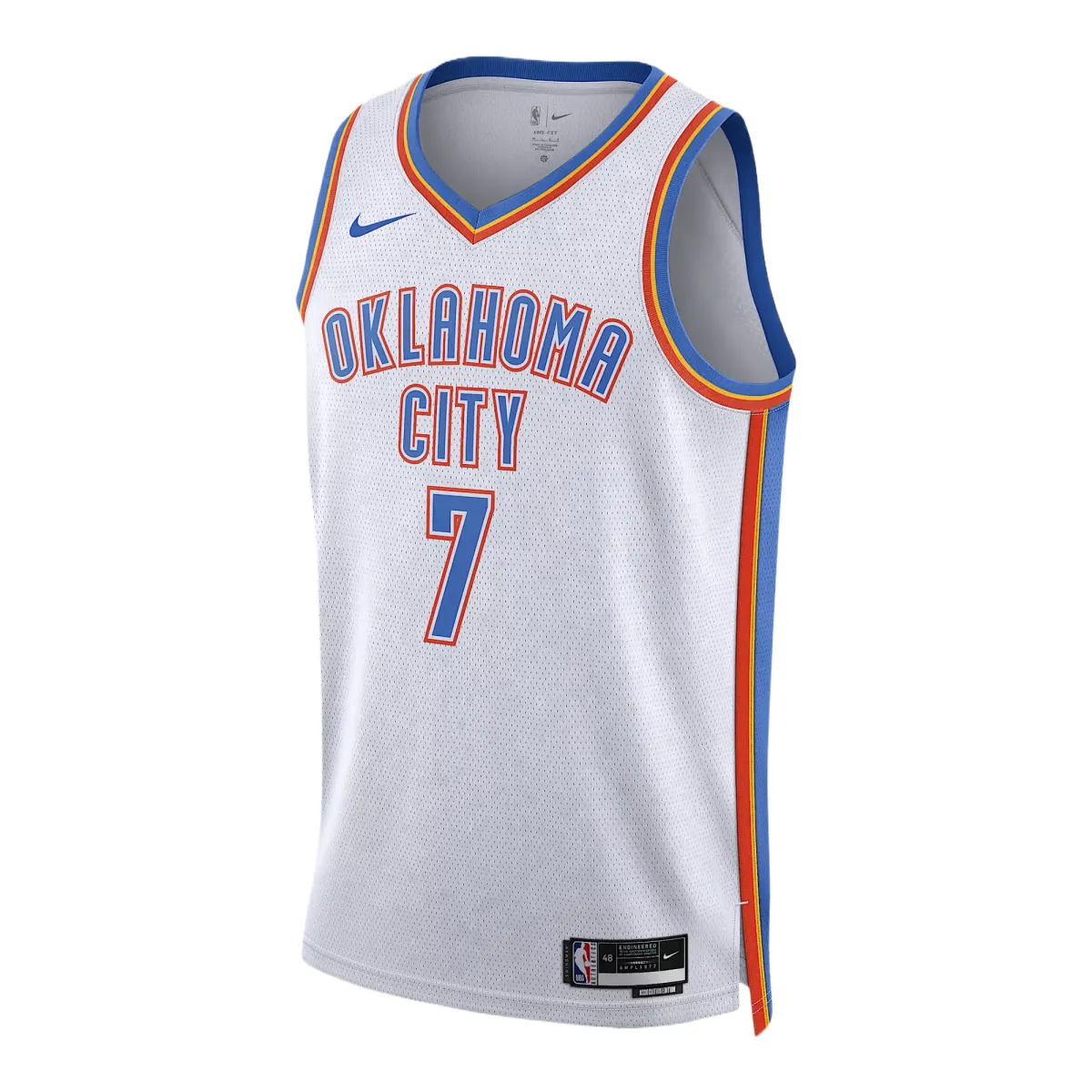 Nike DRI FIT NBA SS25 Basketball Jersey Men's White