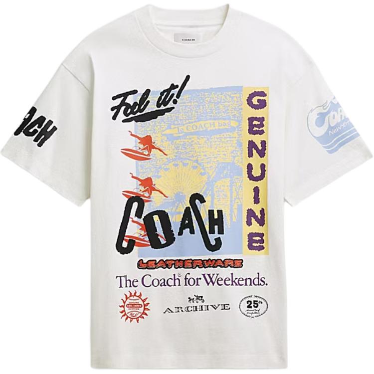 Футболка COACH (белая)
