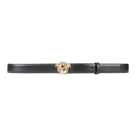 VERSACE La Medusa Leather Belt