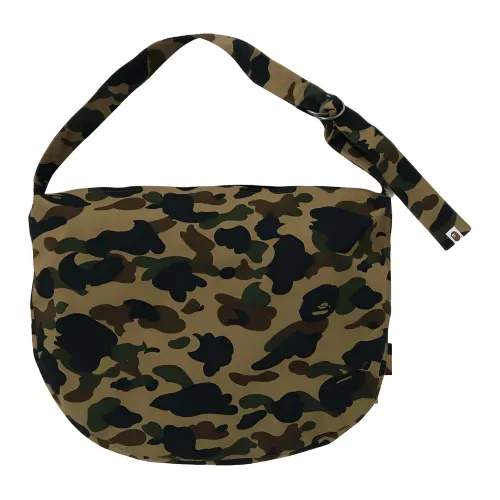 A BATHING APE Cotton Handbag Regular Men's Green
