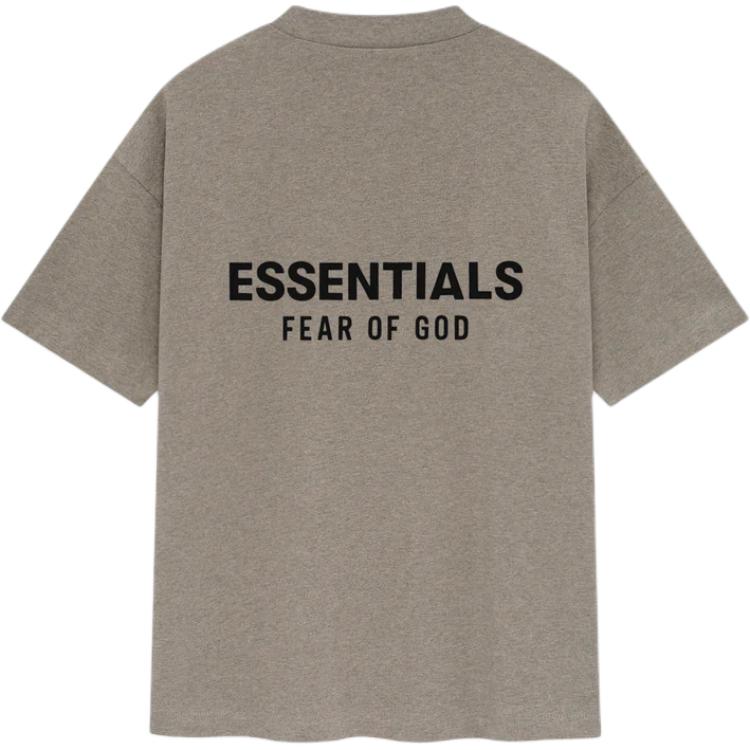 Мужская футболка Fear of God Essentials (серая)