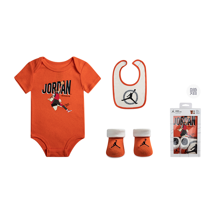 Мужской подарочный набор Jordan Baby Gift Set (оранжевый)