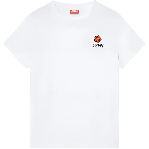 KENZO X Nigo Women'ss Boke Flower Crest T Shirt White