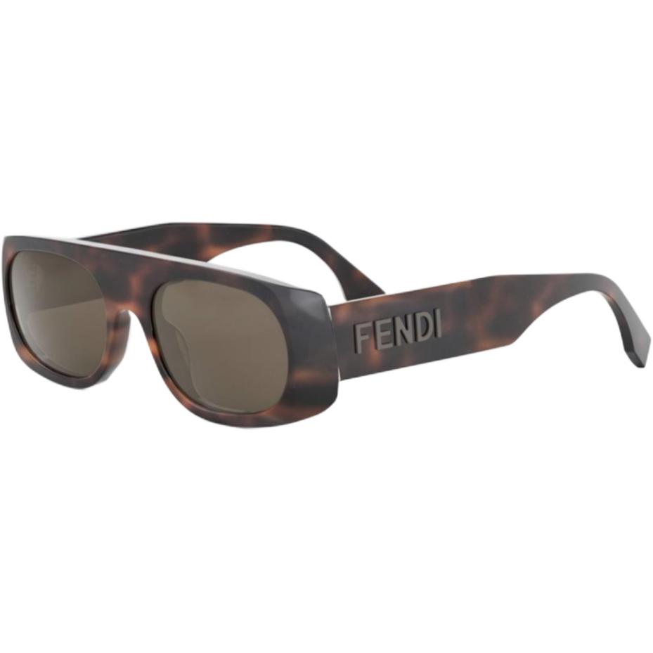 Мужские солнцезащитные очки Fendi (коричневые)