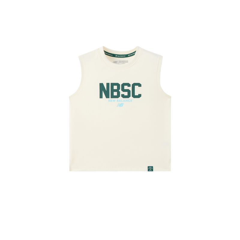 Детская майка New Balance NBSC (слоновая кость)