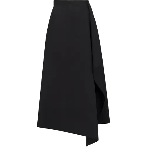 DIOR SS32 Casual Long Skirt Women's Black