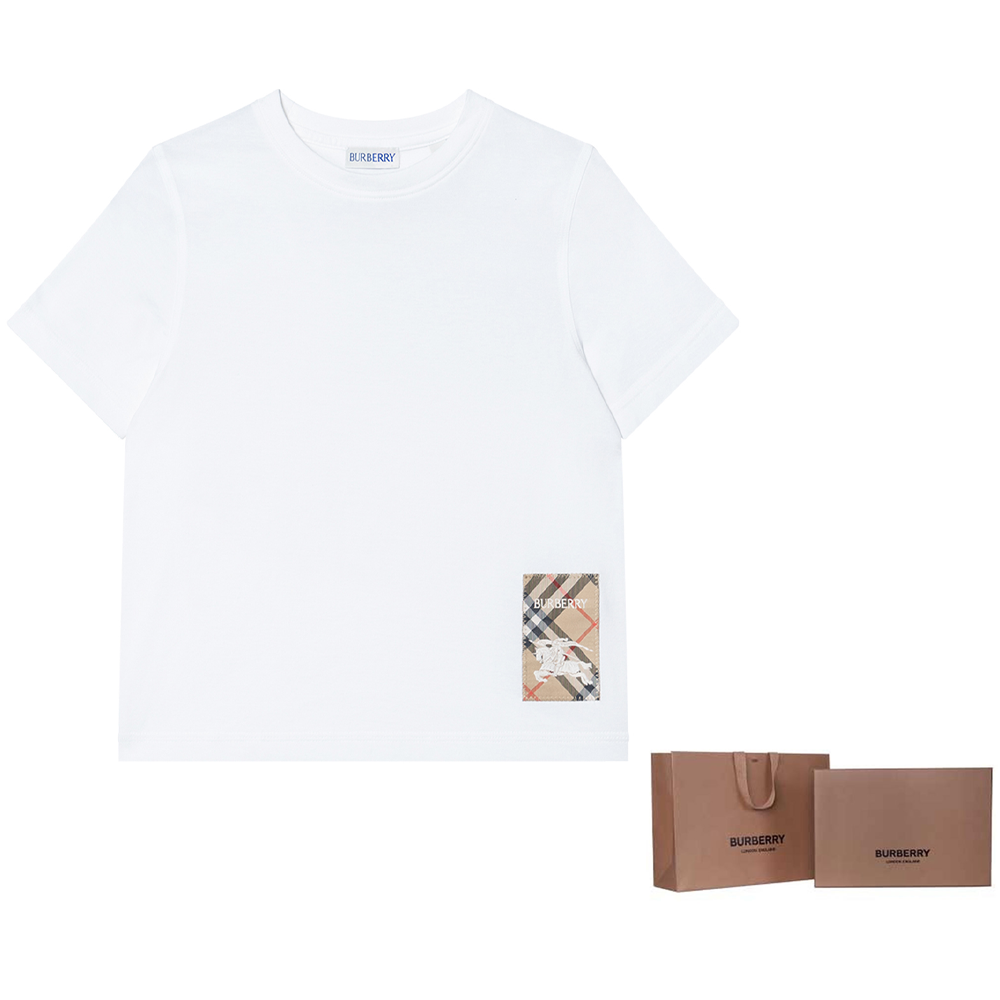 Футболка Burberry (белый) — фото 9