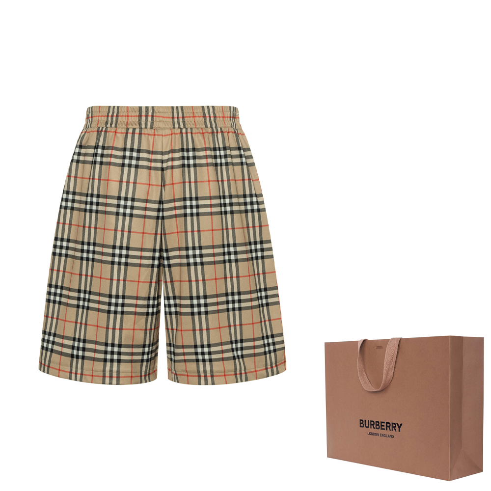 Мужские штаны Burberry (бежевые) — фото 13