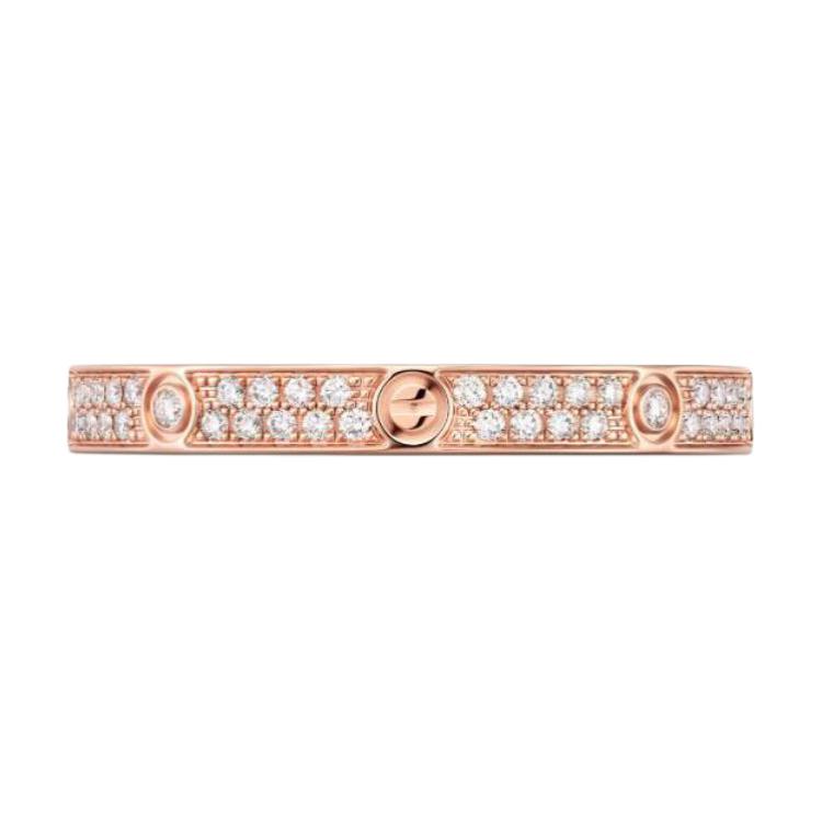 Кольцо Cartier LOVE (розовое золото) — Подарочная коробка — фото 3